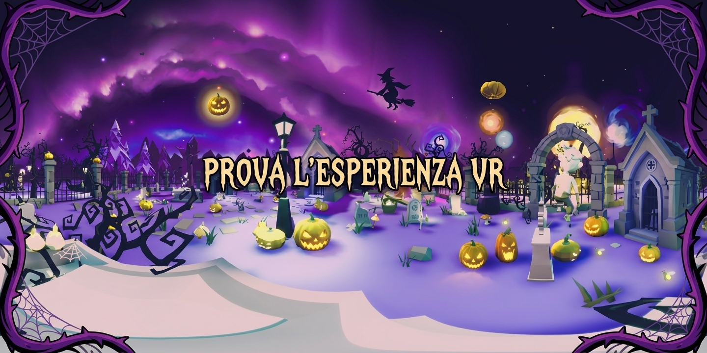 Cimitero incantato in VR