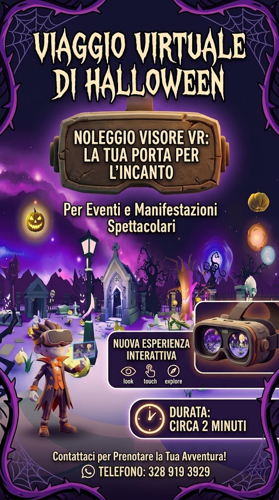 Locandina Viaggio Virtuale di Halloween